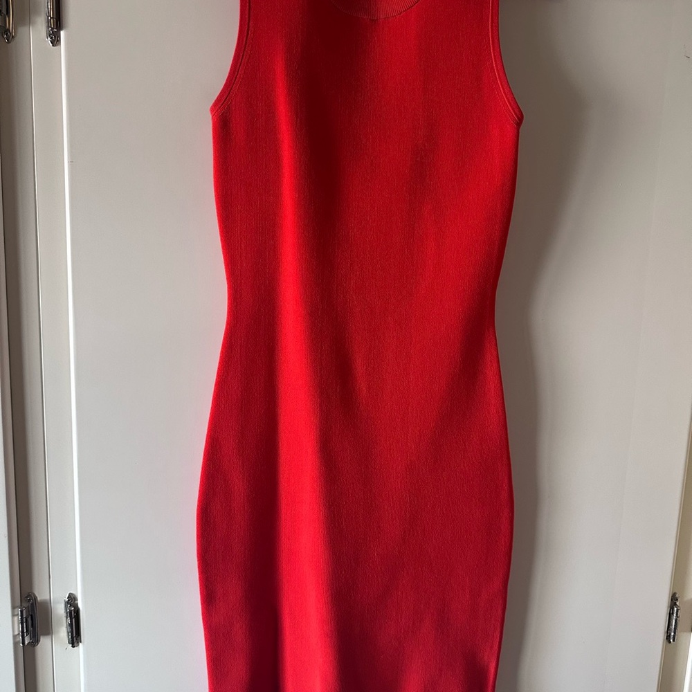 Alexander Wang Vibrant Red Midi Dress